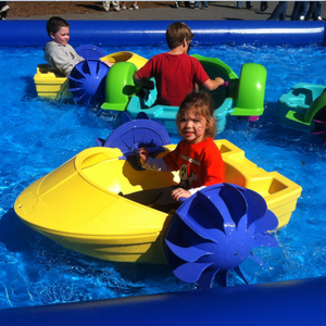 <span class=keywords><strong>Bateau</strong></span> <span class=keywords><strong>à</strong></span> manivelle QIQU Commercial 127 cm en PE incassable, résistant aux UV, charge 70 kg, pour piscine, <span class=keywords><strong>à</strong></span> partir de 6 ans - Product Image 1