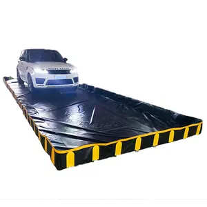 Factory Hot Selling Collapsible Flexible Foldable TPU Or PVA Oil Spilling Oil Spill Tank Containment Berm