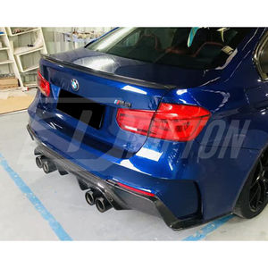 Pare-chocs arrière en fibre de carbone forgée partielle de style 3D pour BMW F80 F82 F83 M3 M4 2014-2020 - Product Image 5