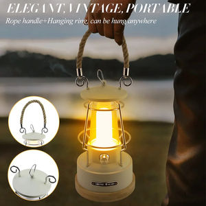 Аккумуляторная батарея или сухой блок питания ретро светодиодные фонари для кемпинга - Product Image 4