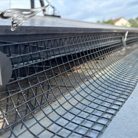 Filet anti-oiseaux robuste pour panneaux solaires, en fil d'acier galvanisé, rouleau de 8 pouces de large, protection contre les nuisibles pour centrales photovoltaïques commerciales