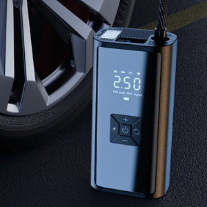 เครื่องเติมลมยางแบบพกพา 12V จอแสดงผลดิจิตอล LCD 35 ลิตร/นาที ชาร์จไฟได้ สำหรับรถยนต์และรถเก๋ง - Product Image 4