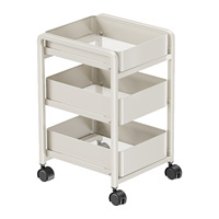 Chariot de rangement roulant en gros avec roues, organisateur multi-niveaux pour cartables et livres, chariot métallique, usine OEM