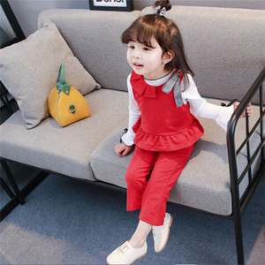 Khaki Kids Children Vest Shirts Long Sleeve Bulk Cargo <b>Pants</b> Toddler Clothes Flared Trousers - Product Image 2