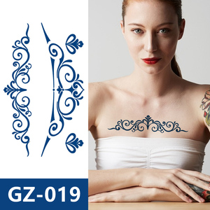 Pegatina de tatuaje Tribal de 1 a 2 semanas, superventas, pegatinas de tatuaje temporal Tribal, tatuaje de transferencia de agua, Mangas de <span class=keywords><strong>brazo</strong></span> <span class=keywords><strong>para</strong></span> <span class=keywords><strong>hombres</strong></span> - Product Image 5