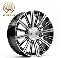 KFB 22x9 22x10.5 PCD 5x130 Büyük Çaplı Dövme Jantlar Çok Kollu Tasarım Tam Boy Sedanlar İçin
