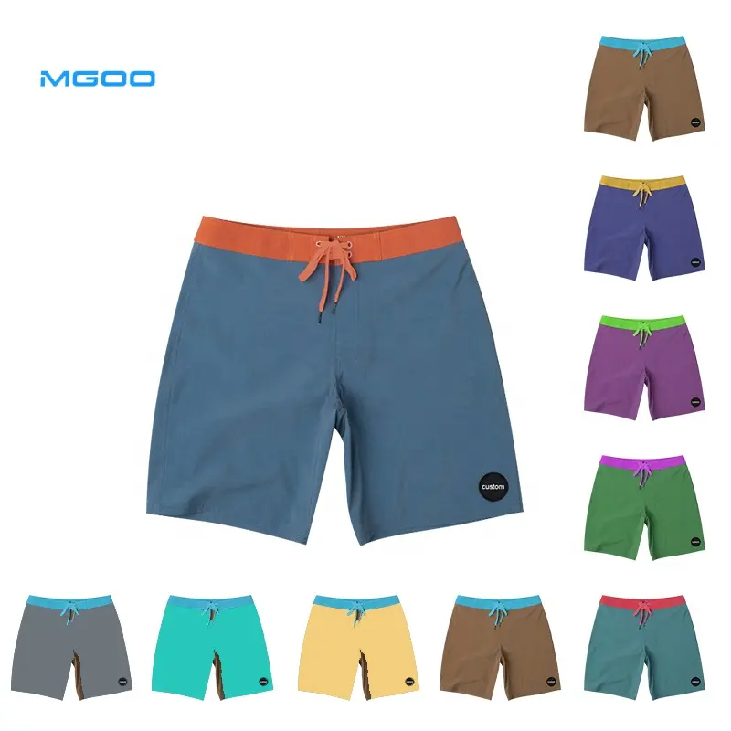 MGOO recycled polyester board shorts quick dry men surfing swimwear mens board shorts