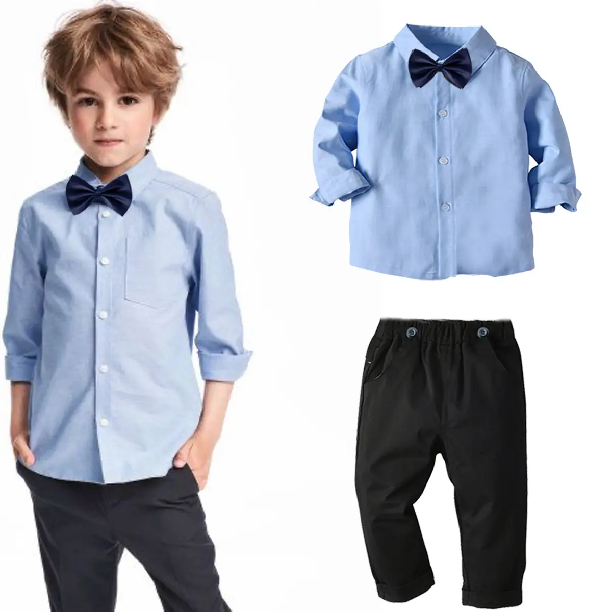 Комплект одежды для мальчиков, новый дизайн, весна-осень, праздничный свадебный костюм для мальчиков, детское платье для мальчиков