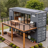Maison de bureau moderne en conteneur modifié de 20 pieds, studio de jardin insonorisé, cabane modulaire préfabriquée pour le télétravail