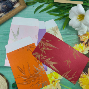 Haute qualité avancée bambou flux ombre enveloppe spécialité couleur papier portefeuille emballage cadeau invitation <span class=keywords><strong>lettre</strong></span> Invitation 11*16cm - Product Image 3