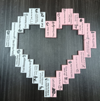 Nouveau jeu créatif en bois sur le thème de l'amour : Tour à empiler pour couples, jeu de blocs à empiler, jeu de nuit pour couples, jeu de bars