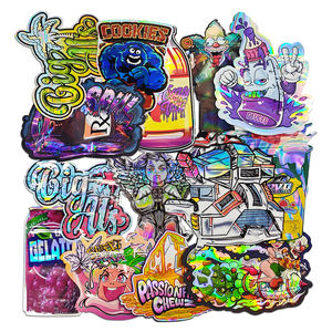 <span class=keywords><strong>Custom</strong></span> <span class=keywords><strong>3</strong></span>.5G di forma speciale irregolare blocco per bambini olografico Die taglio chiusura lampo a forma di punto UV personalizzato die cut sacchetti di mylar - Product Image 5