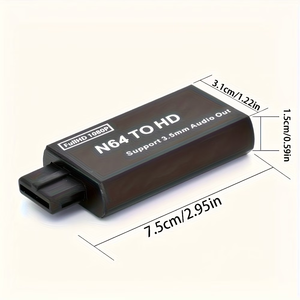Adaptador HDM1 1080P para N64/SNES/GameCube, Convertidor de Juegos Retro Plug and Play con Interruptor 16:9/4:3, Convertidor de N64 a HDM1 - Product Image 2