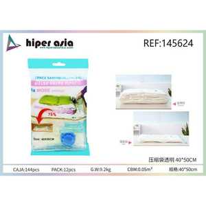 Pieghevole 40x50cm sacchetti di stoccaggio sottovuoto in plastica PE compressione salvaspazio per biancheria da letto per camera da letto cucina - Product Image 1