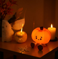 Lampes à tapoter en silicone, décorations de fête, lumières d'ambiance, design créatif et éclectique, petits ornements de bureau