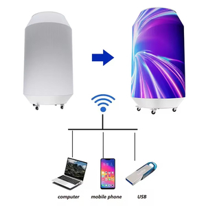 OEM Fridge Can Magnetic Flexible P1.86 P1.87 P2 Seamless Splicing Curved Panel <b>Wall</b> Video LED Screen <b>Display</b> Silver Built-In CMS - Product Image 3