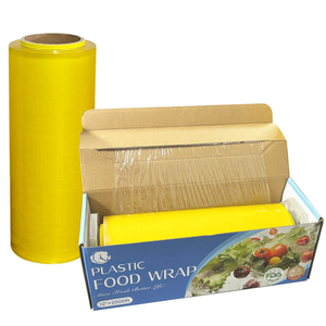 Rotoli di pellicola <span class=keywords><strong>trasparente</strong></span> riutilizzabile <span class=keywords><strong>estensibile</strong></span> con taglierina scorrevole per un taglio rapido per il servizio di ristorazione della cucina del ristorante - Product Image 3