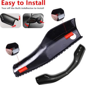 Funda para Palanca de Dirección de Tesla Model 3/Y, Fibra Sintética, Accesorio Interior Moderno, ROJO - Product Image 4