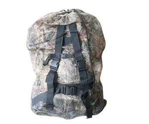 Sacos decodificadores camo de malha navy, equipamento de caça para proteger a turquia, pato solto, decodificadores, transporte, malha de cordão, sacos decoy