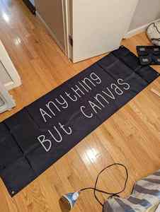 Breathable Portable UV Resistant Polyester Advertising <b>Banner</b> Printing Custom Size Graphic Pop-up Event Store Opening Community - Product Image 6
