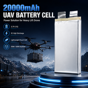 Batterie semi-solide à haute densité énergétique 3.7V 20000mAh 5C Lipo, cellule unique pour drone UAV RC - Product Image 1