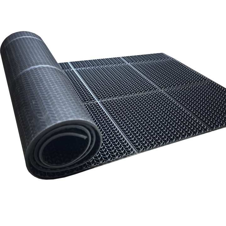 Wheatear Pattern Motorbike Race PVC Garage Floor Mat Premium