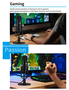 Micro USB Chơi Game Điện Dung Vlog Thu Âm Micro USB Máy Tính Kim Loại Phát Trực Tiếp Trên Pc & Youtube Có Dây - Product Image 5