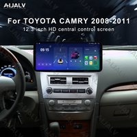 Reproductor de DVD para Auto con Pantalla Táctil de 12.3 Pulgadas para TOYOTA CAMRY 2008-2011, con Android Auto Inalámbrico, CarPlay, GPS, BT, WiFi, DSP y Video
