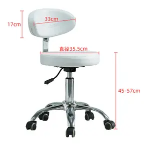 Dental stool metal height adjustable furniture for dental clinic use