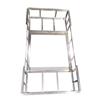 Cadre en alliage d'aluminium Cadres métalliques personnalisés Pièces en tôle d'acier inoxydable Traitement Shell Traitement CNC Pièces de soudage