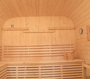 New <b>White</b> Pine Outdoor Sauna 2-6 Person Wet Steam Sauna Cabin for Garden Villa - Product Image 3