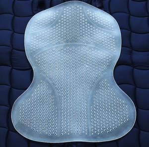 승마용 젤 실리콘 안장 패드, 높은 탄력성과 미끄럼 방지 기능, 통기성 구멍 포함 - Product Image 5