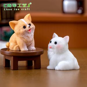 Caja Sorpresa con Figura de Perrito Blanco, Adorno de Jardín, Accesorio Decorativo para Coche o Escritorio - Product Image 5