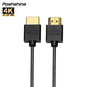 Posh Shine hdtv ethernet supporto OEM 3D 4K UHD 18Gbps cavo hdmi Ultra sottile ad alta velocità