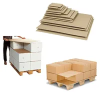 Manufacturer Recyclable Kraft Paper Carton Cardboard Corrugated Paperboard for Cargoes Transportation