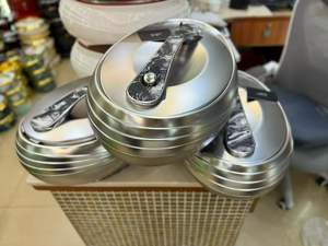 Ensemble de 3 boîtes de conservation ovales 4L 5L 6L avec poignée imitation bois, chauffe-plat isotherme, kit de cuisine moderne - Product Image 6