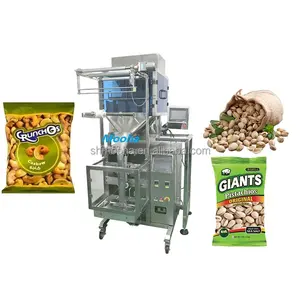 Full Automatic Potato Chips Bag Packing Machine Biscuit Cookies Sachet Packer 100g VFFS Coffee Beans Filling Bag Packer