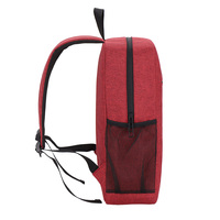 Sac à dos pour ordinateur portable tendance, coupe ajustée, avec fermeture éclair, panneau dorsal respirant, capacité de 15 L, bretelles arquées pour étudiants