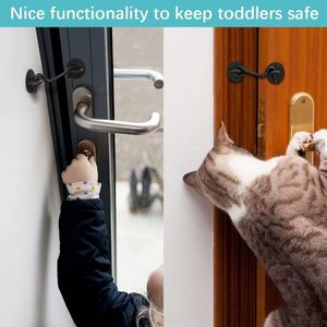 Rhetech Plus de sécurité et d'intimité Crochet et loquet à oeil pour porte de grange coulissante, clôtures en bois, serrure de porte de grange de fenêtre - Product Image 5