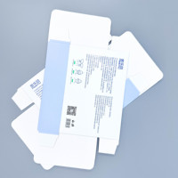 Customized Product Small Box Plain White Cardboard Paper Box for Medicine Supplement Bottle Paper Box Packaging