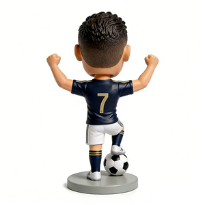 Custom Soccer Player Bobblehead - Personalized Football <strong>Athlete</strong> <strong>Figurine</strong> for Fan Collectible &amp; Desk Decor - Product Image 3