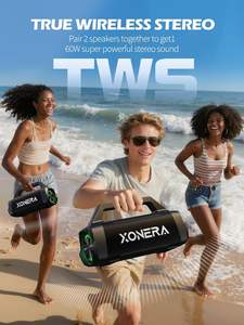 Enceintes <span class=keywords><strong>Bluetooth</strong></span> sans fil en gros 80W, enceinte extérieure puissante avec basses, autonomie de 20H, étanche IPX6, TWS BT5.3 - Product Image 5