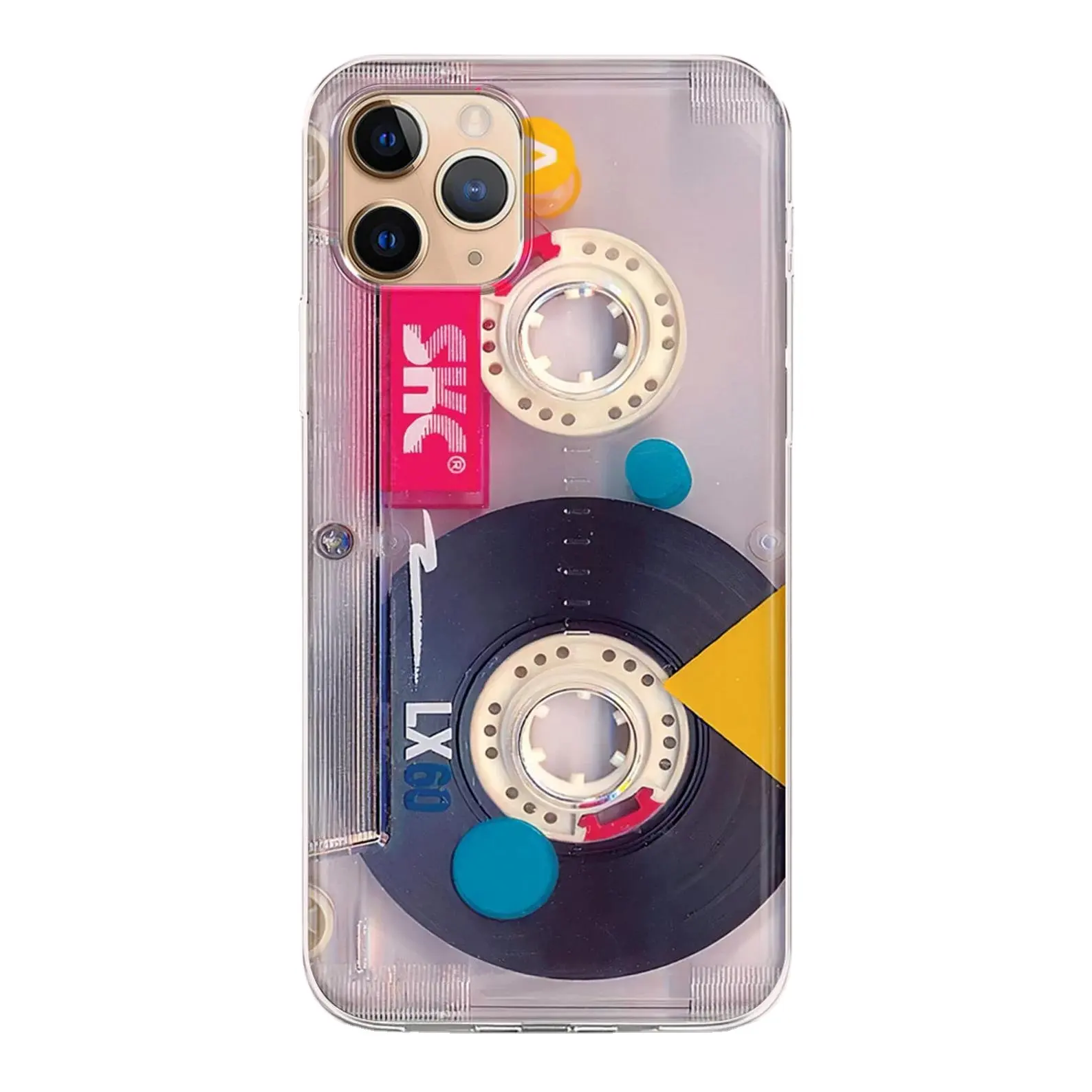Cassette Tape Phone Case Mixtape Vintage Retro Audio Cassette 80's Retro Style Case Nostalgic Custom Case For iPhone 13
