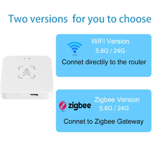 Sensor de Presencia Humana Zigbee, Sensor de Radar de Onda Milimétrica de 24G, Modelo Fracket con Fuente de Alimentación de Larga Duración SW - Product Image 4