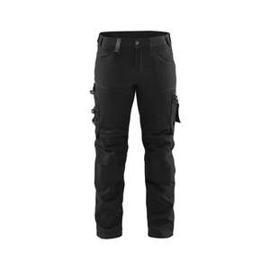 BLAKLADER - 179918609900C50 Pantalones artesanos con estiramiento Black - EAN 7330509862803 PANTALONES DE TRABAJO DE CARGO - Product Image 1