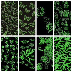 Pegatina Luminosa Personalizada para la Parte Trasera del Teléfono, Protector Fluorescente que Brilla en la Noche, Lámina Trasera para Máquina de Corte de Película de Hidrogel - Product Image 1