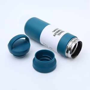 <b>Hot</b> Selling Popular Double Walled Stainless Steel Japanese Style Flat Lid Children Portable Handle Leakproof - Product Image 3