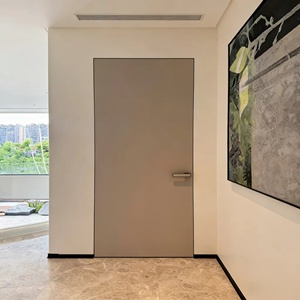 <span class=keywords><strong>Librero</strong></span> Moderno Personalizado con <span class=keywords><strong>Puerta</strong></span> Pivotante Oculta, Almacenamiento Invisible, Superficie Acabada para el Hogar o la Sala de Estudio - Product Image 5