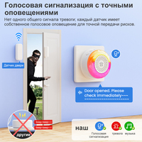 Sirène d'alarme vocale pour domotique intelligente Zigbee 3.0, application de scénario DIY, notification à distance, alerte téléphonique, prise en cuivre anti-oxydation UE