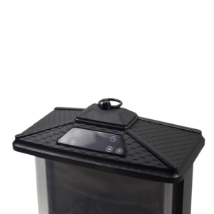 โคมไฟเตาผิงไฟฟ้าแบบตั้งพื้นพร้อมระบบป้องกันความร้อน Pro Choice เตาผิงไฟฟ้าแบบมีเปลวไฟ 3 มิติ อินฟราเรด ใช้ในร่ม PTC ใช้งานได้ 8 ชั่วโมง - Product Image 5